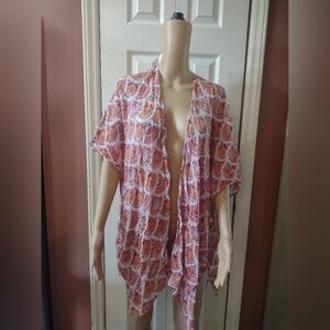 Charlie Paige one Size open kimono beach cover